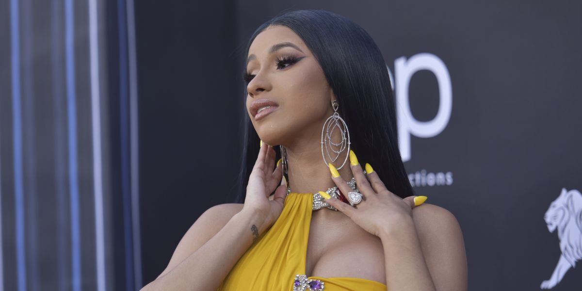 Cardi B arrives at the Billboard Music Awards on Wednesday, May 1, 2019, at the MGM Grand Garden Arena in Las Vegas.  *** Local Caption *** .