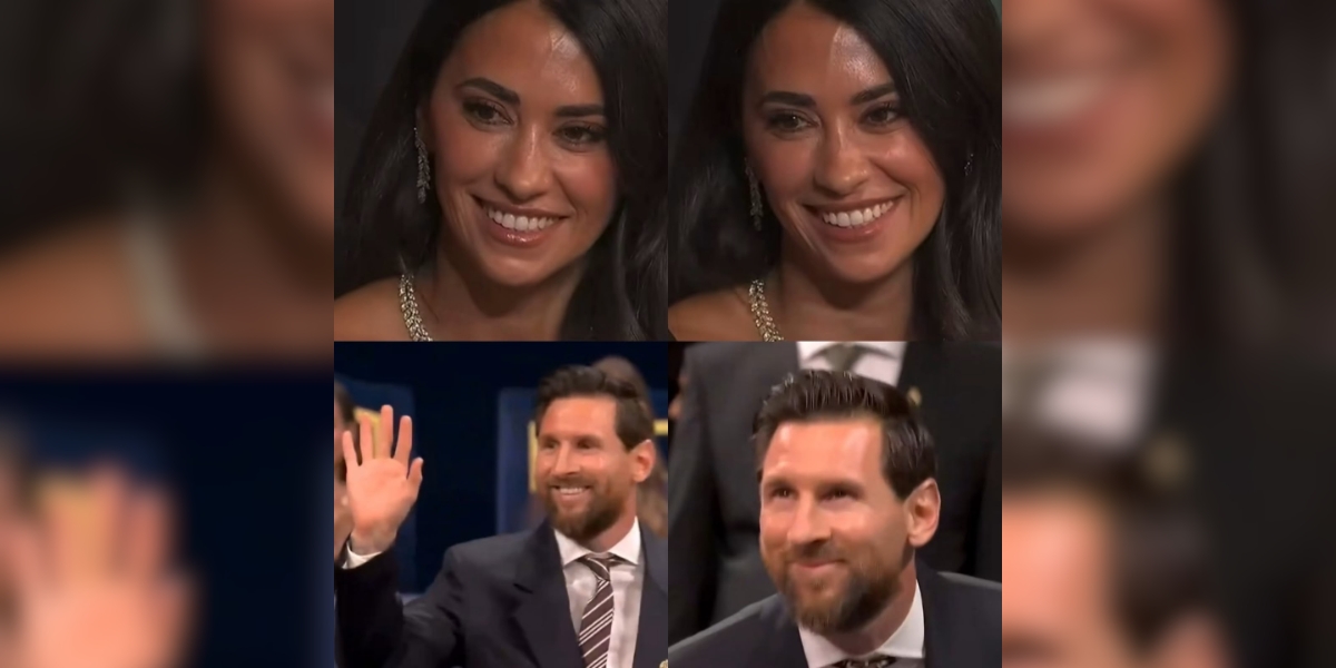 Lionel Messi recibe el Premio Príncipe de Asturias junto a Antonela
