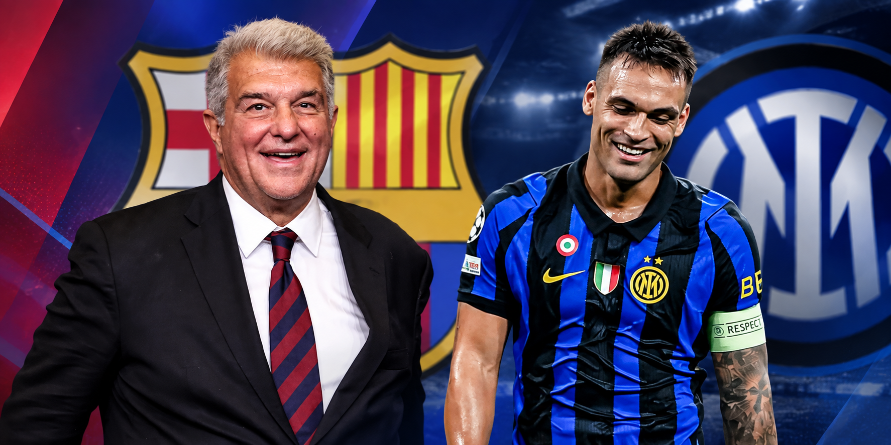 Laporta intentó fichar a Lautaro, pero Inter cerró la puerta