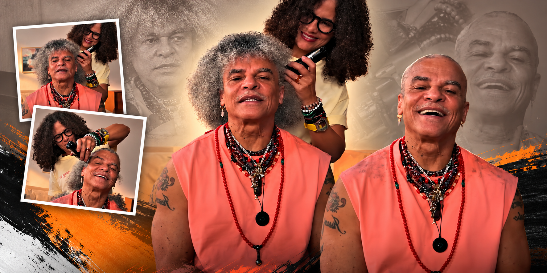 Carlos Valderrama se rapa por primera vez en sus 65 años