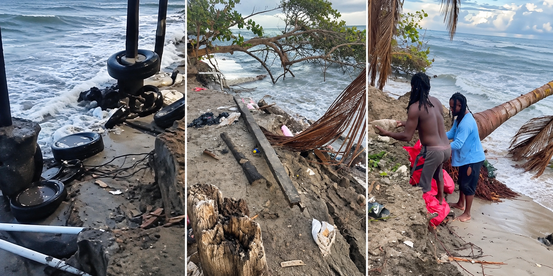 Corozal enfrenta emergencia por el avance del mar