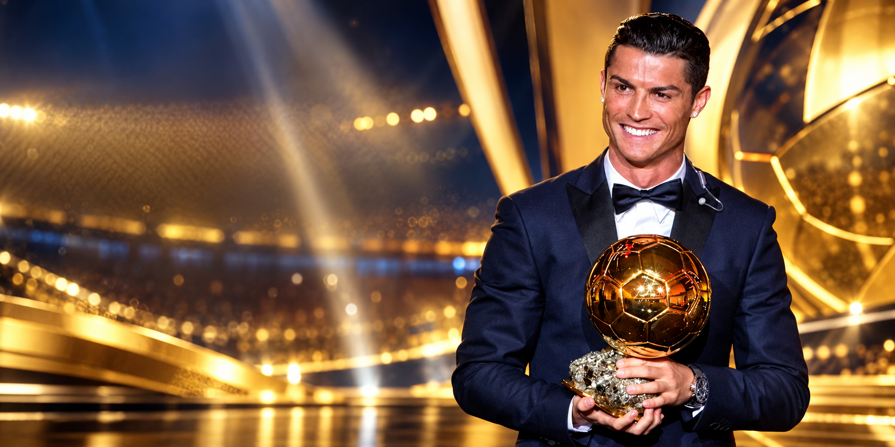 Cristiano Ronaldo gana el Balón de Oro de Todos los Tiempos