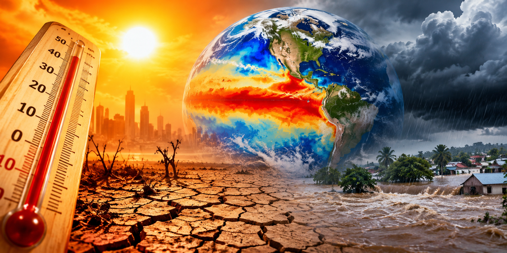 La ONU alerta de un fenómeno El Niño "sin precedentes"