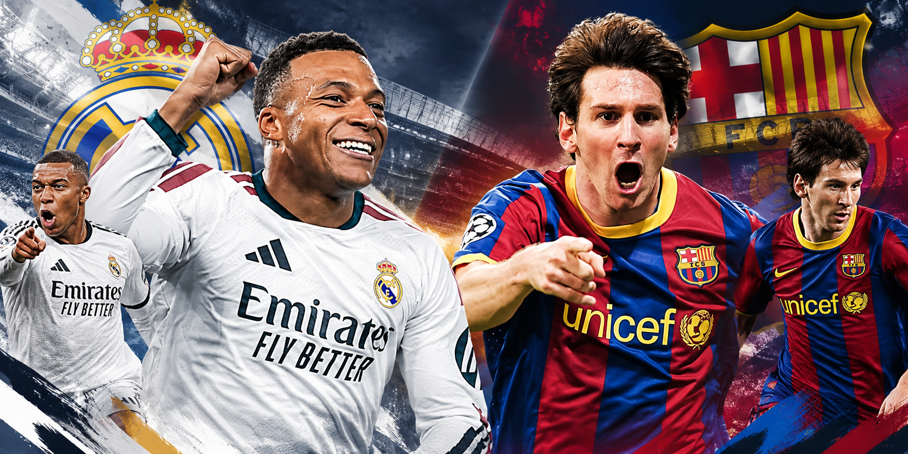Mbappé supera a Messi con ocho goles en sus primeros clásicos