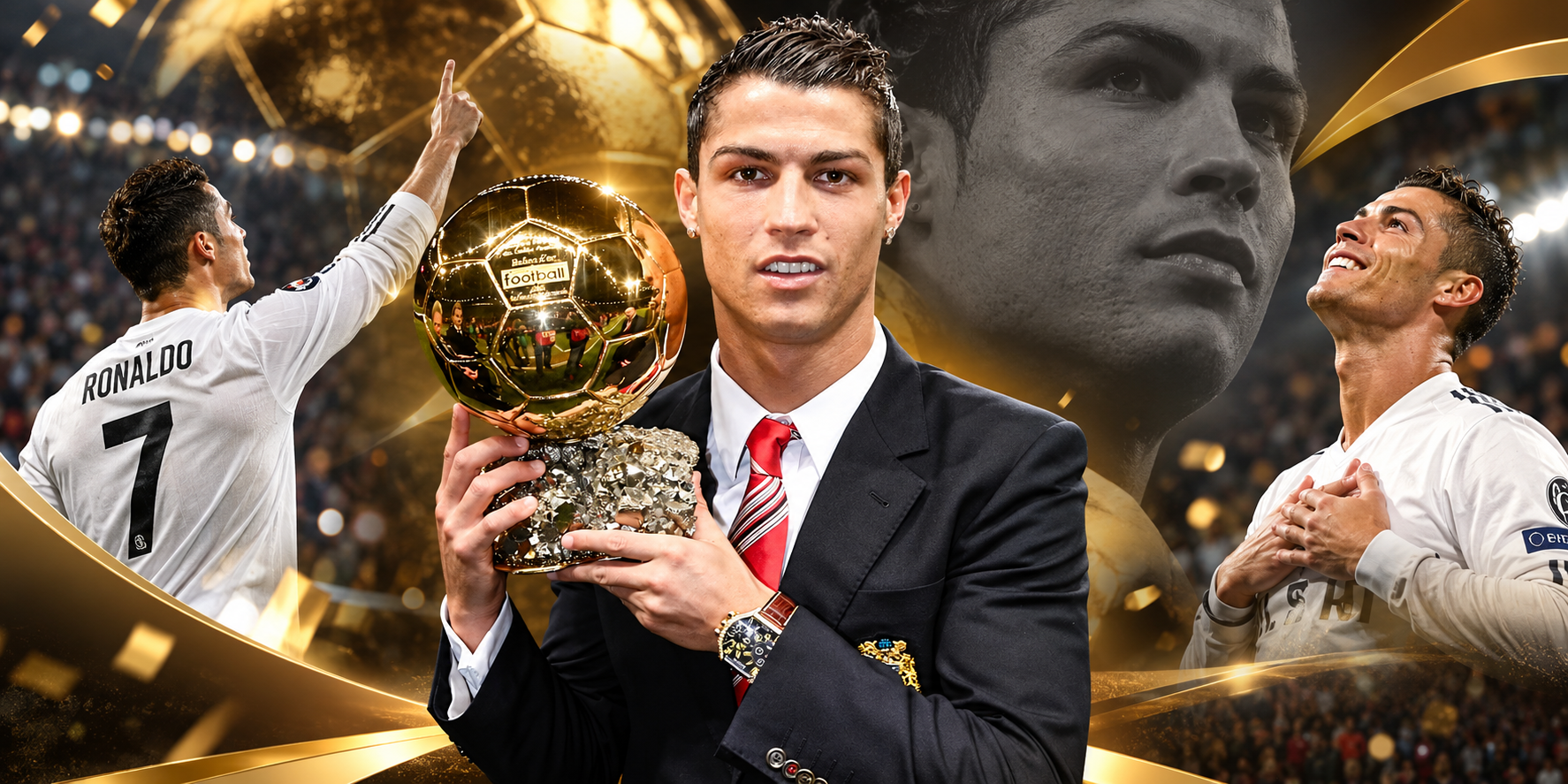 Cristiano Ronaldo dedica a sus seguidores el Balón de Oro histórico