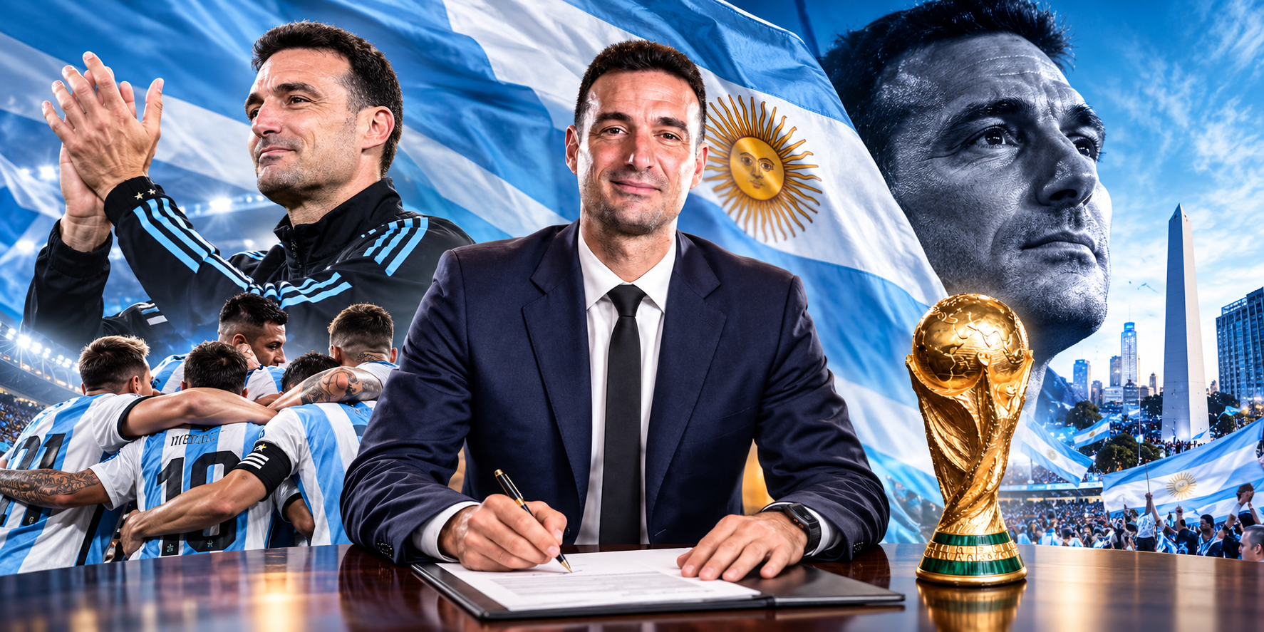 Lionel Scaloni renovará con Argentina hasta el Mundial de 2030
