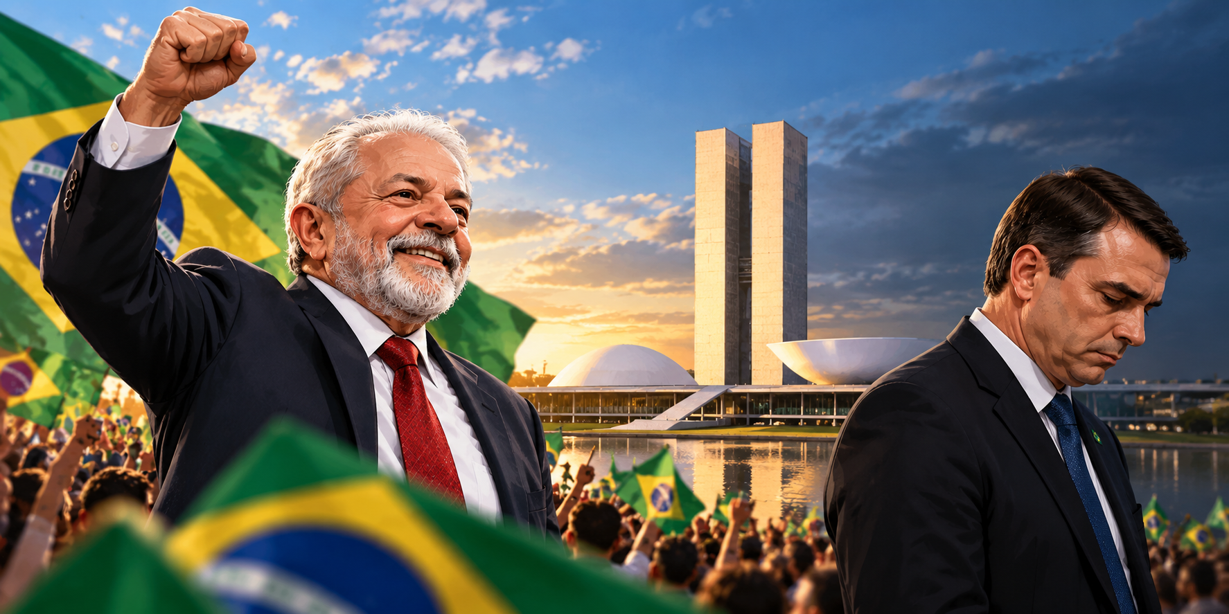 Lula, reelegido presidente de Brasil al imponerse a Flávio Bolsonaro en el balotaje