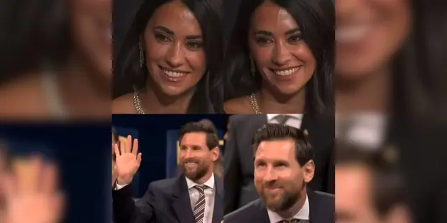 Lionel Messi recibe el Premio Príncipe de Asturias junto a Antonela