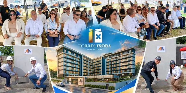 Colocan la primera piedra de Torres Ixora Luxury Living & Hotel: Proyecto histórico impulsará el turismo en La Ceiba