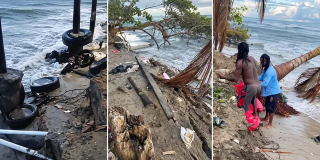 Corozal enfrenta emergencia por el avance del mar