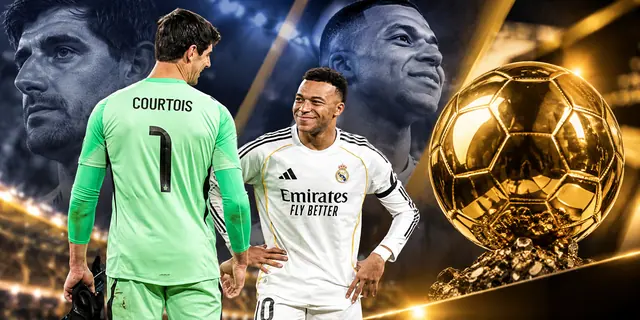 Courtois considera a Mbappé el mejor candidato al Balón de Oro