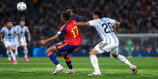 Nico Williams revela cómo un empujón de Molina influyó en el gol decisivo