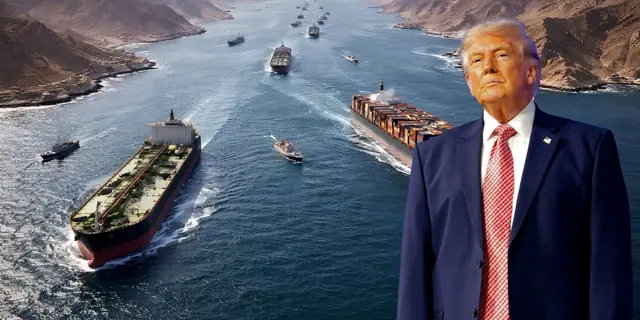 Trump propone renombrar el estrecho de Ormuz