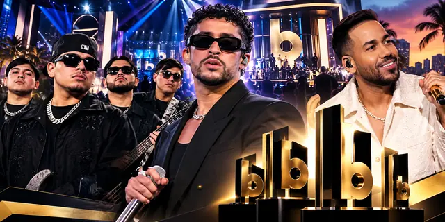 Bad Bunny, Fuerza Regida y Romeo Santos lideran los Billboard Latino 2026