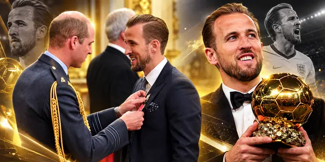 Príncipe William felicita a Harry Kane por su merecido Balón de Oro