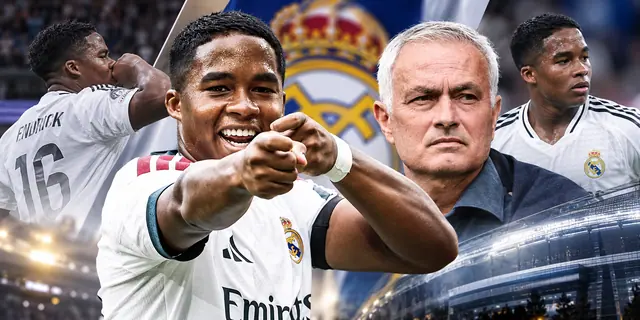 Mourinho descarta la salida de Endrick en enero y apuesta por su talento